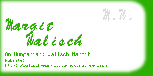 margit walisch business card